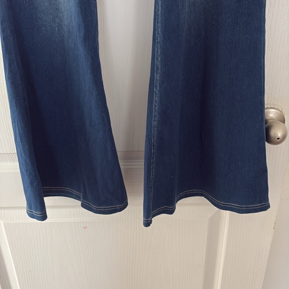 NWT Halara Cross Front Wide Leg Pull on Jeans size XL - Picture 4 of 8